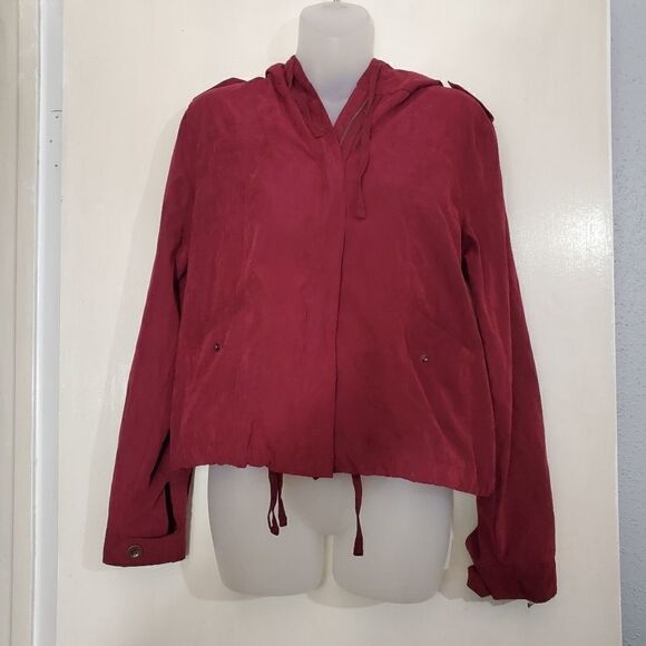 Mine zip Up Hooded Lightweight Jacket Sz M - Picture 7 of 9